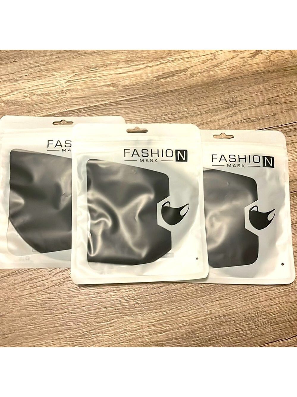 New Set of 3 Black Adjustable Masks